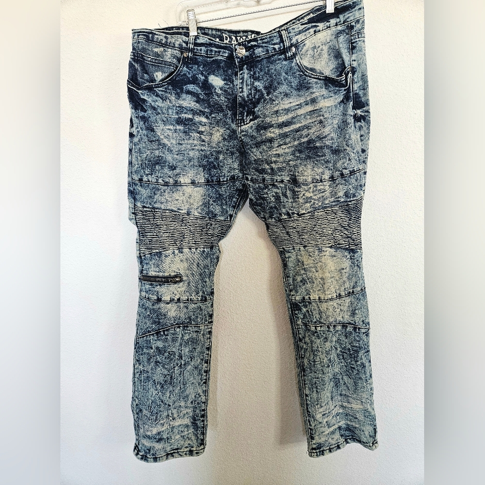 Vintage Inspired RAW X Splash Blend Acid Washed Jeans